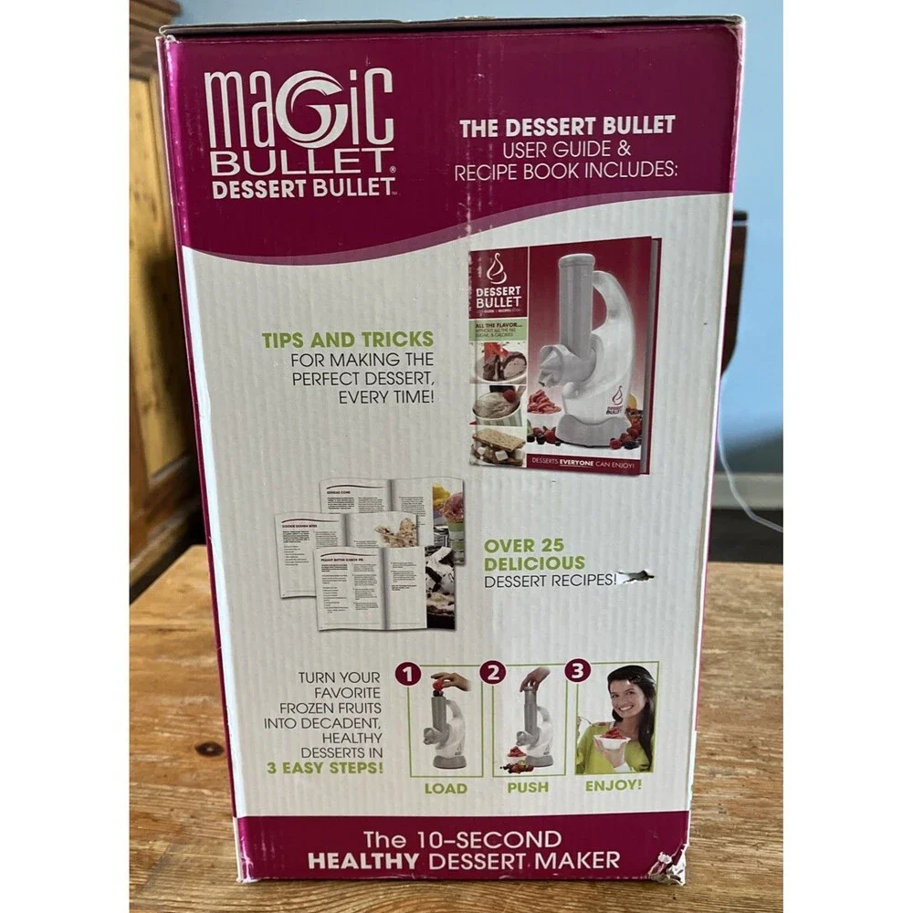 Magic Bullet Dessert Bullet Blender Frozen Treat Maker Fruit